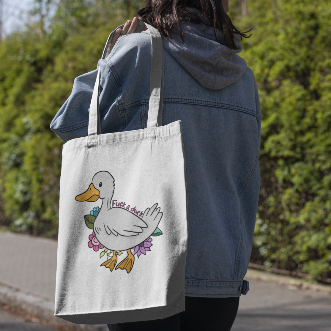 F*ck A Duck MFA Canvas Tote Bag